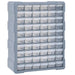 Sortimentskap med 60 skuffer 38x16x47,5 cm vidaXL