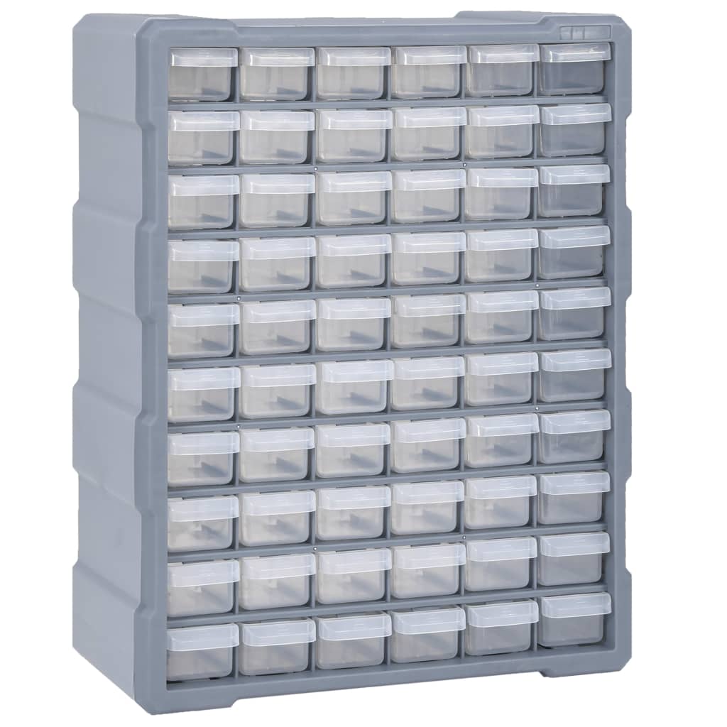 Sortimentskap med 60 skuffer 38x16x47,5 cm vidaXL