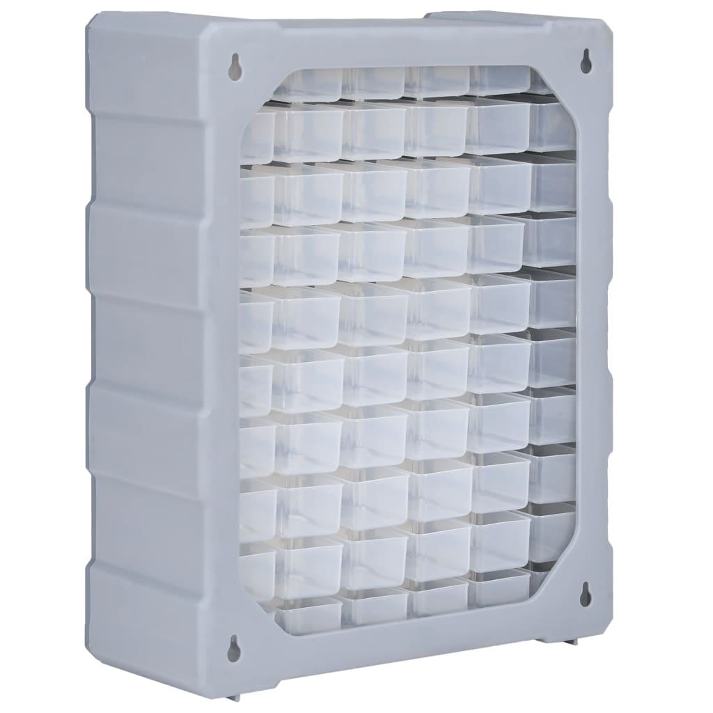Sortimentskap med 60 skuffer 38x16x47,5 cm vidaXL