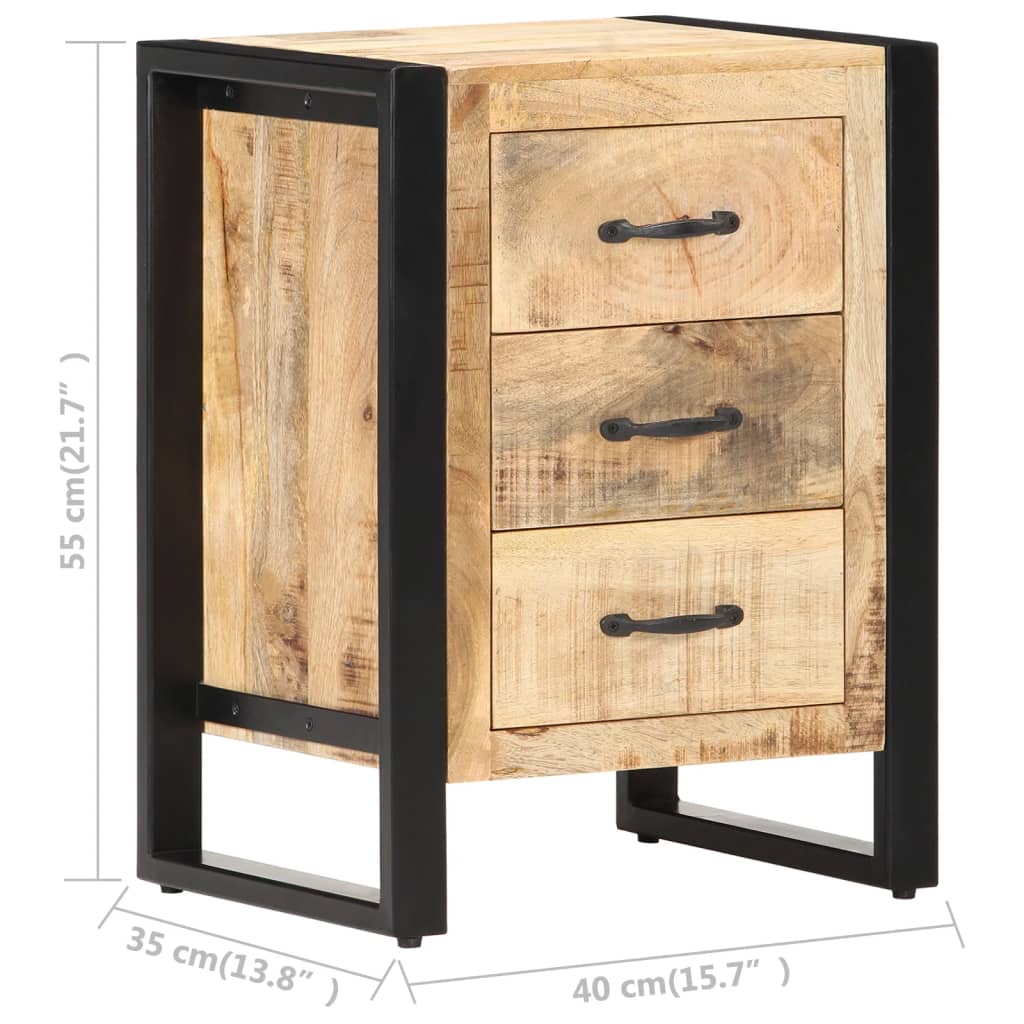 Nattbord 40x35x55 heltre mango