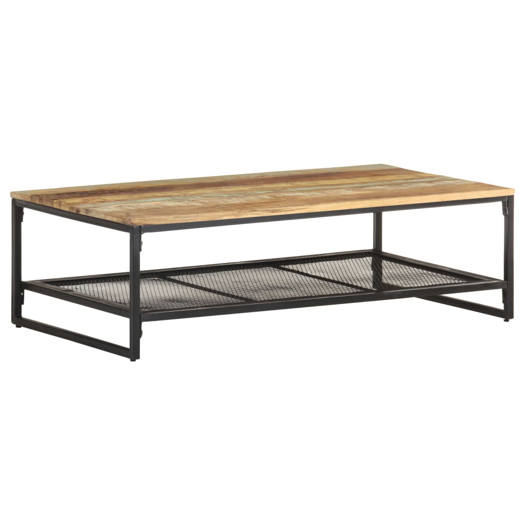 Salongbord 110x60x35 cm gjenvunnet heltre