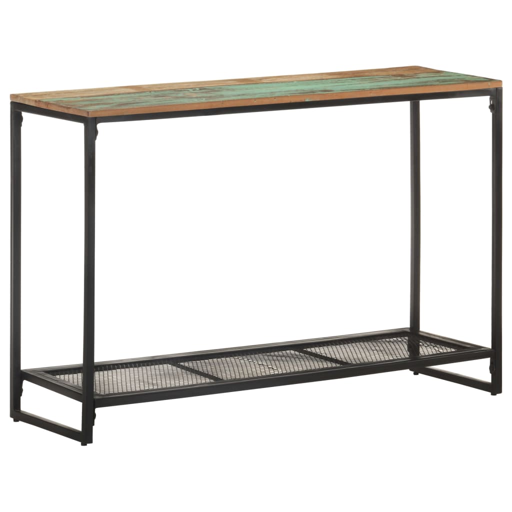 Konsollbord 110x35x75 cm gjenvunnet heltre