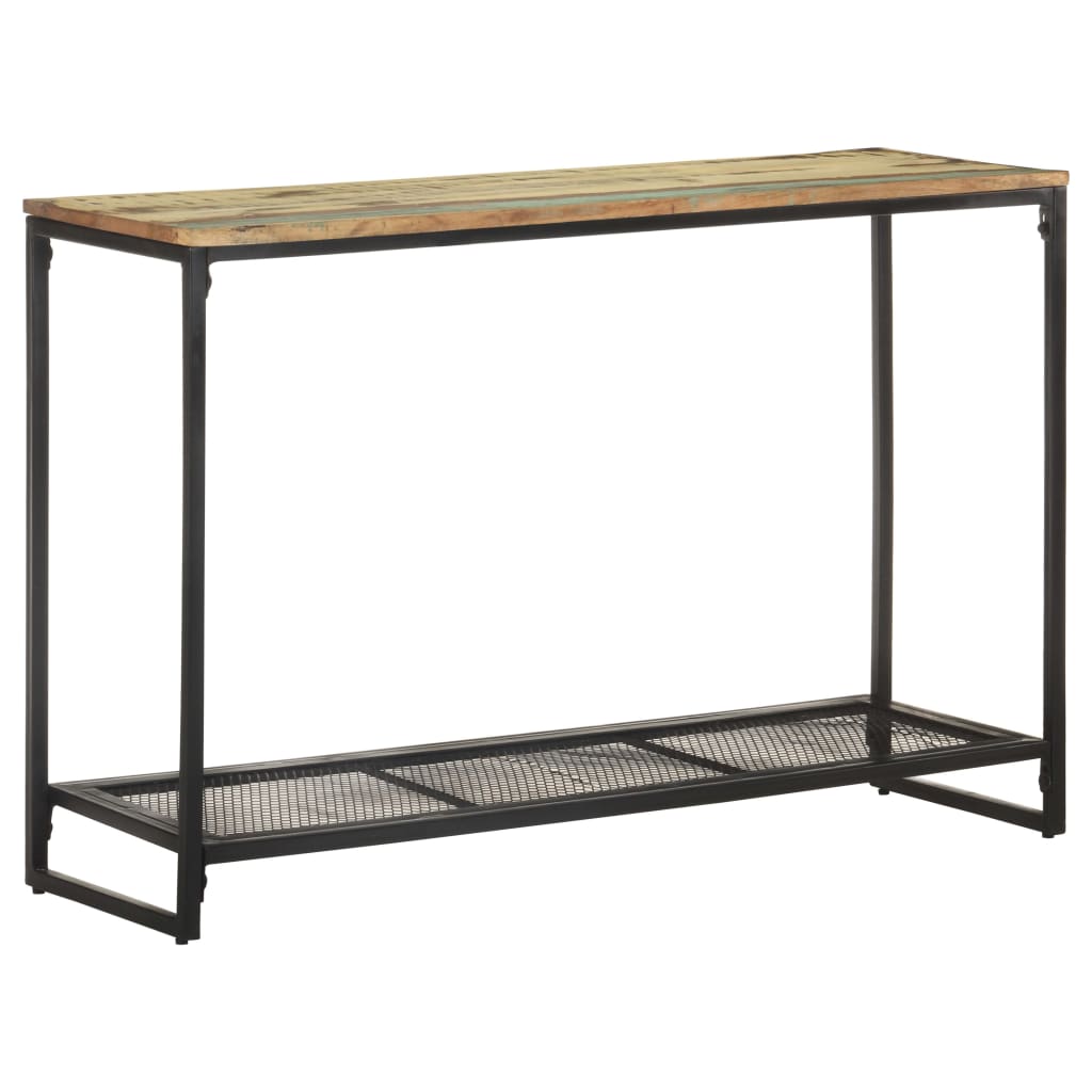 Konsollbord 110x35x75 cm gjenvunnet heltre