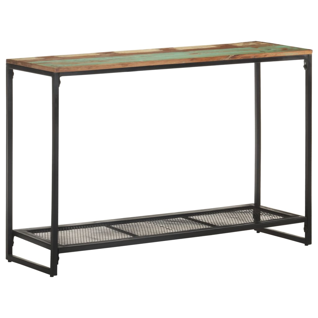 Konsollbord 110x35x75 cm gjenvunnet heltre