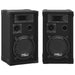 Profesjonelle passive Hifi-høyttalere 2 stk 800 W svart