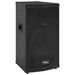 Profesjonell passiv Hifi-scenehøyttaler 150 W svart 37x37x64cm