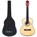 Klassisk gitar for nybegynnere med veske 3/4 36