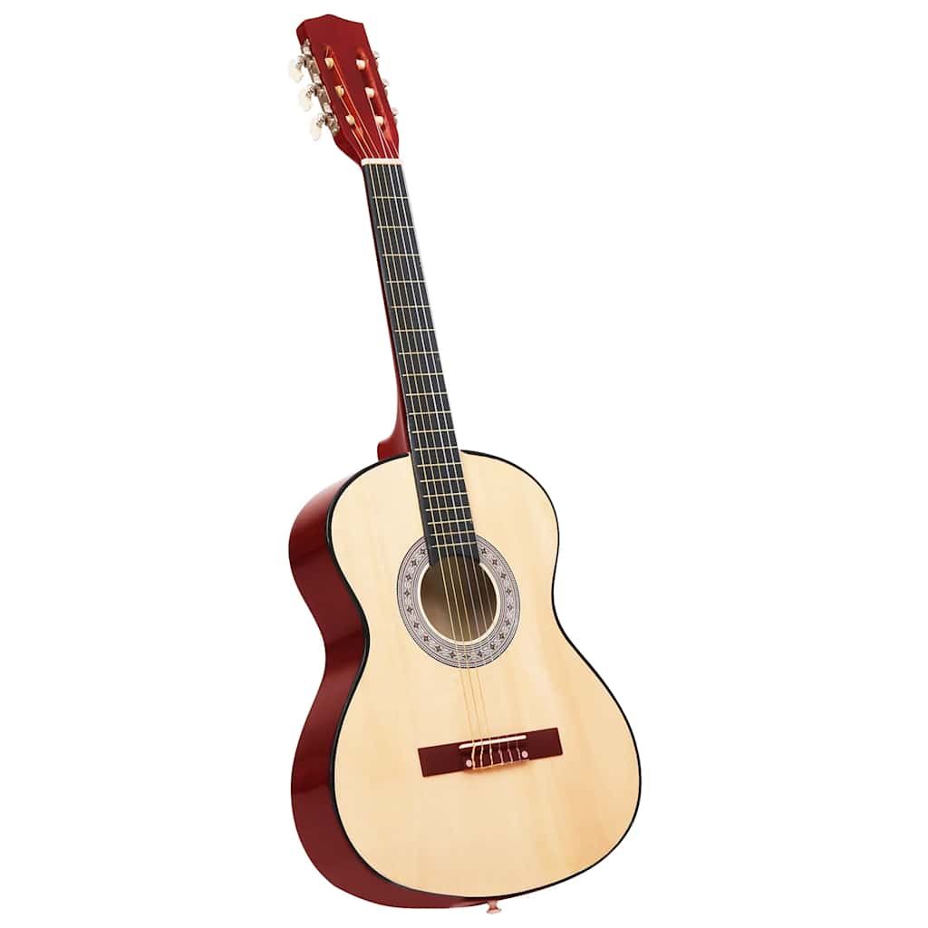 Klassisk gitar for nybegynnere med veske 3/4 36"