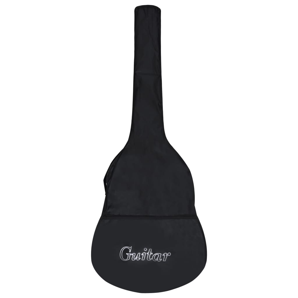 Klassisk gitar for nybegynnere med veske svart 3/4 36"