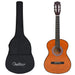 Klassisk gitar for nybegynnere med veske 3/4 36