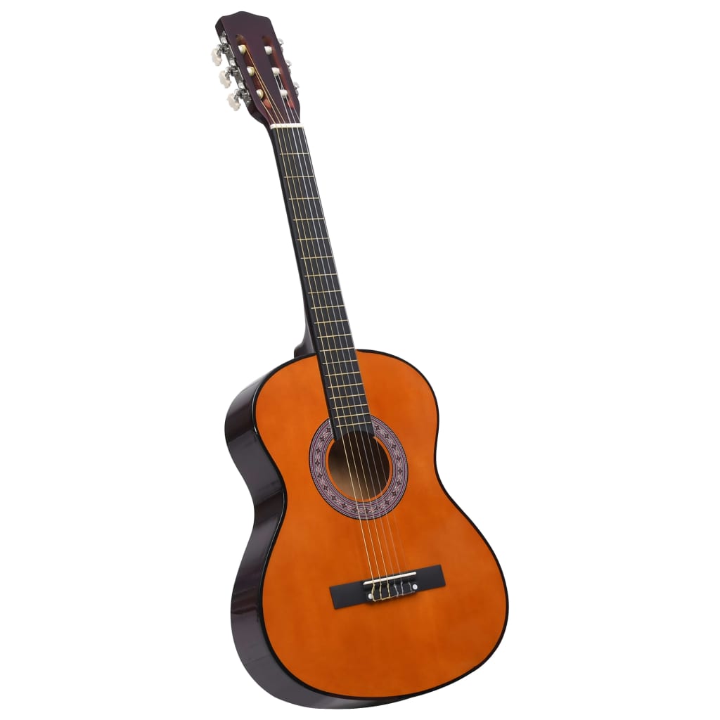 Klassisk gitar for nybegynnere med veske 3/4 36"