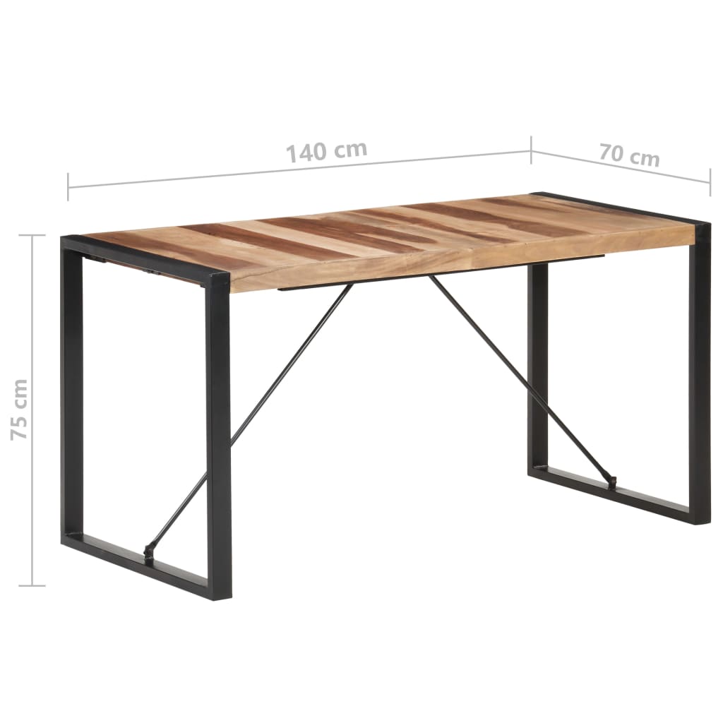 Spisebord 140x70x75 cm heltre