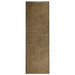 Dørmatte vaskbar brun 60x180 cm