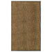 Dørmatte vaskbar brun 90x150 cm