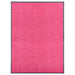 Dørmatte vaskbar rosa 90x120 cm