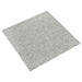 Teppe 20 pcs Lysegrå 50 x 50 cm 100% Polypropylen