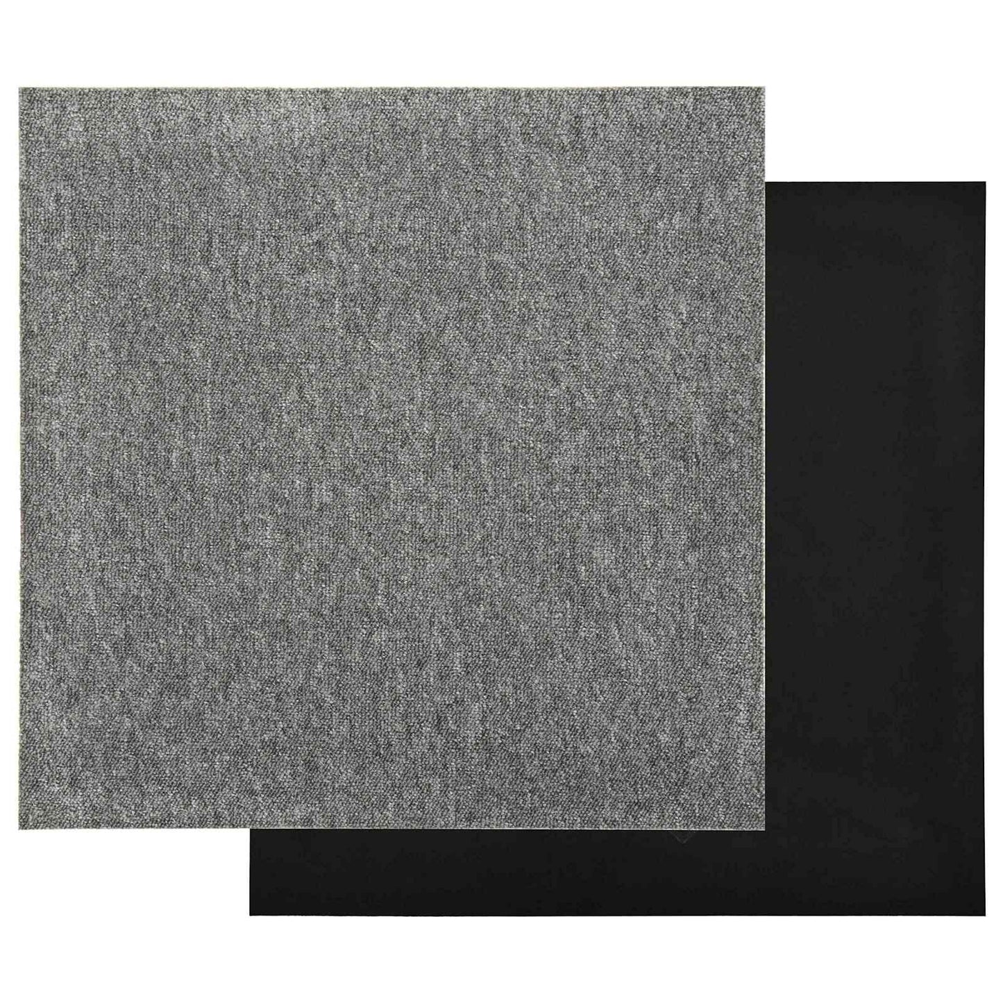 Teppe 20 pcs Grå 50 x 50 cm 100% Polypropylen