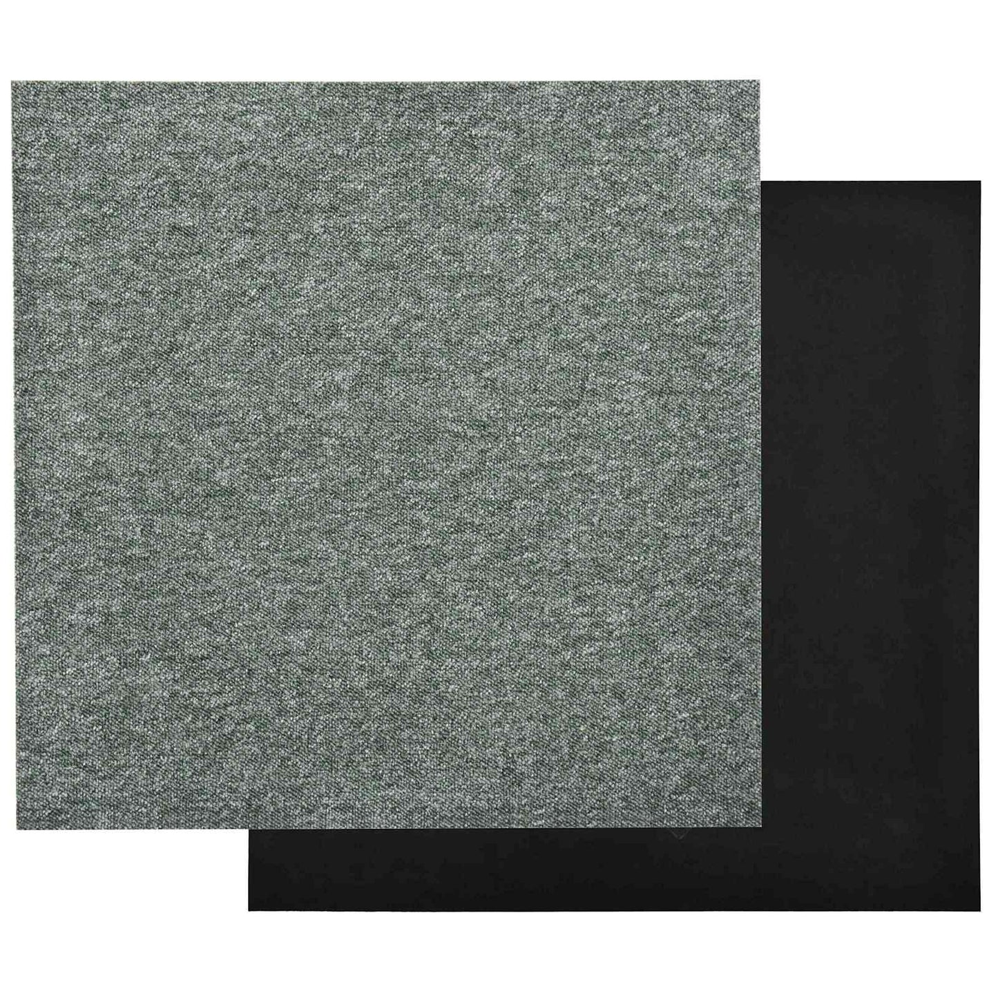 Teppe 20 pcs grønn 50 x 50 cm 100% Polypropylen
