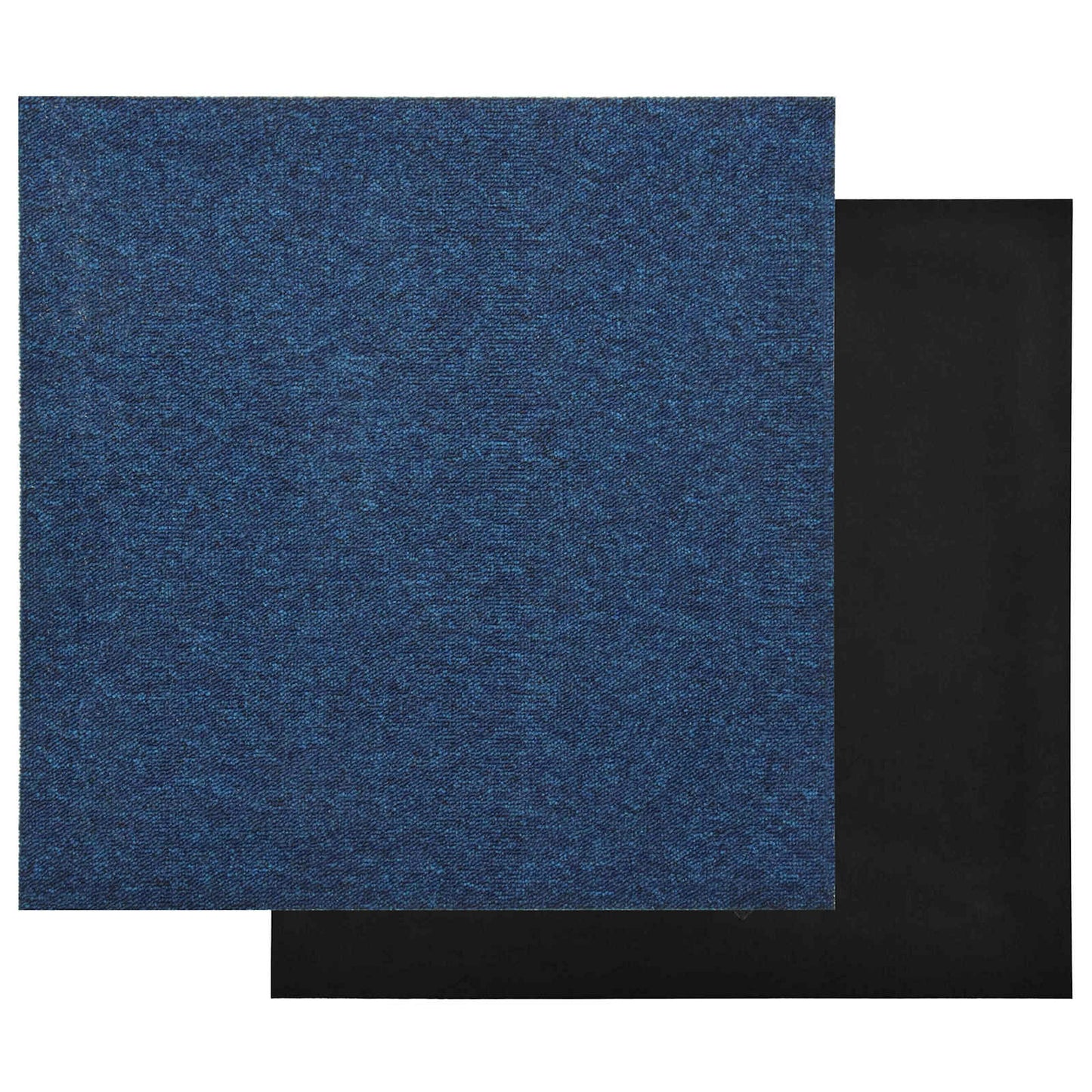 Teppe 20 pcs Mørkeblå 50 x 50 cm 100% Polypropylen