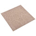 Teppe 20 pcs Beige 50 x 50 cm 100% Polypropylen