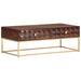Salongbord 112x50x40 cm heltre mango