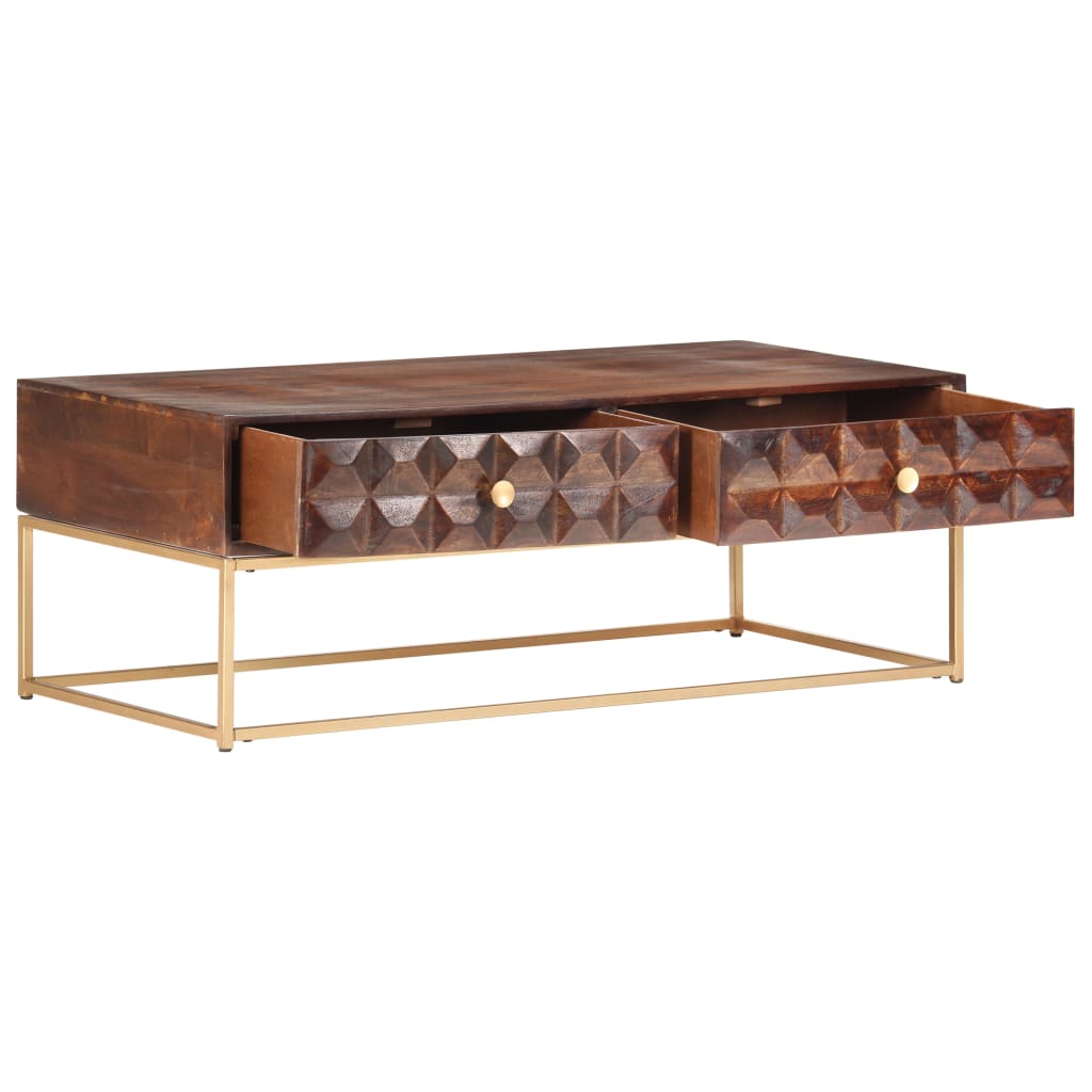 Salongbord 112x50x40 cm heltre mango