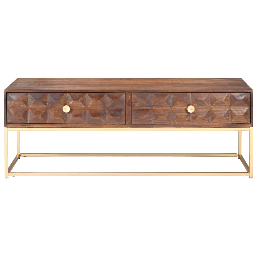 Salongbord 112x50x40 cm heltre mango