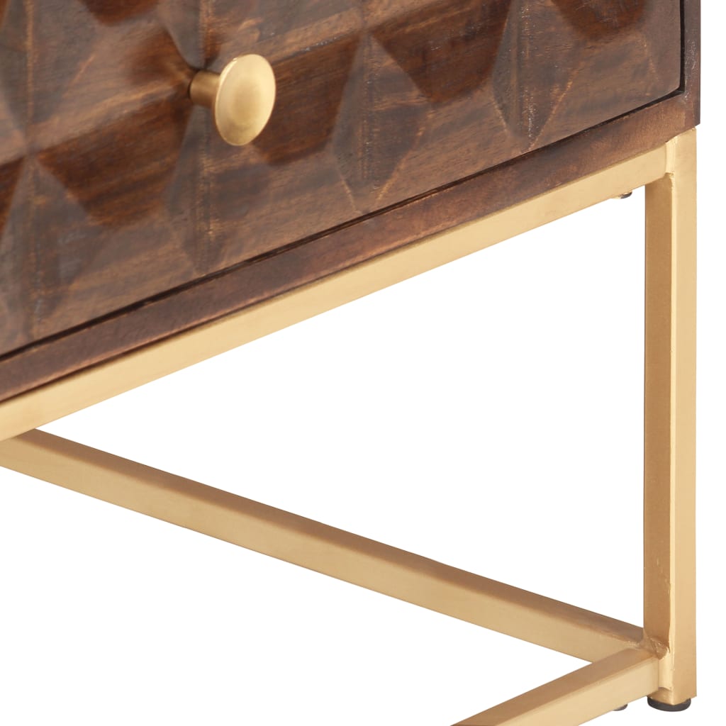 Salongbord 112x50x40 cm heltre mango