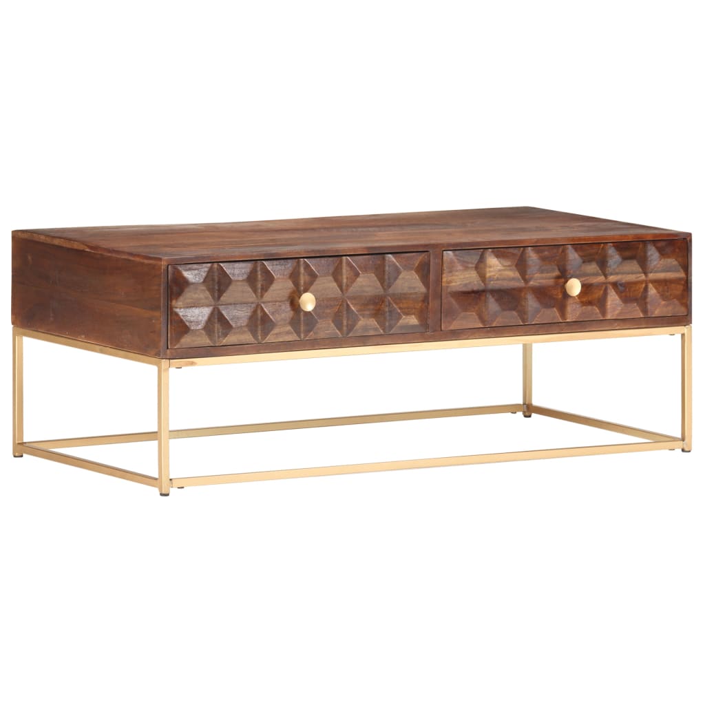 Salongbord 112x50x40 cm heltre mango
