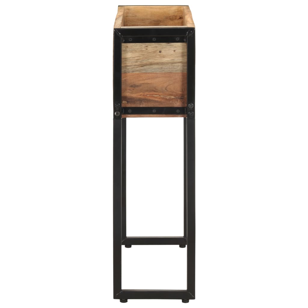 Blomsterkasse 60x20x68 cm gjenvunnet heltre