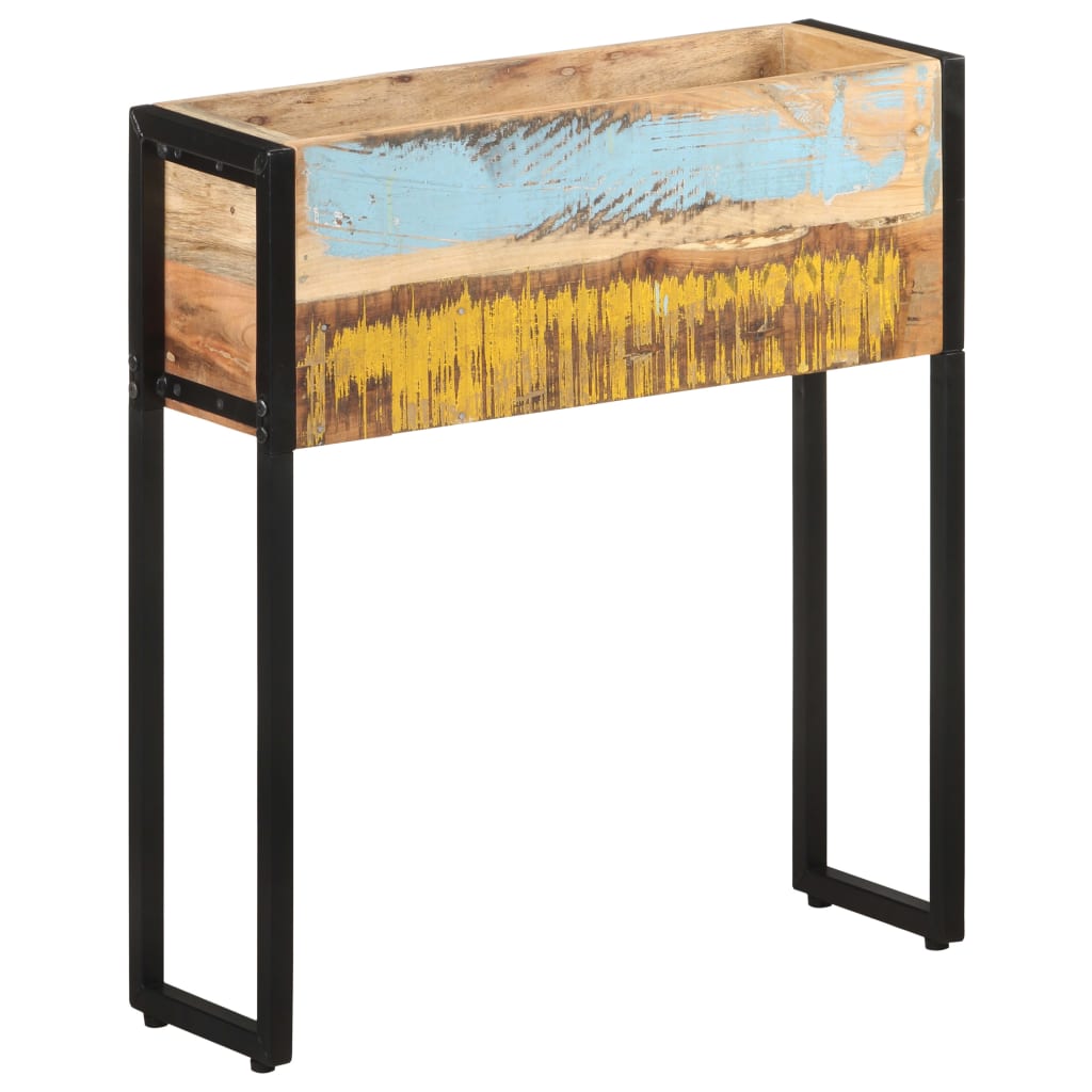 Blomsterkasse 60x20x68 cm gjenvunnet heltre