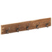 Knaggrekke med 5 kroker 100x2,5x15 cm gjenvunnet heltre