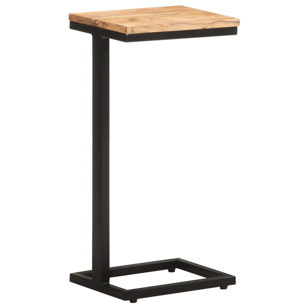 Sidebord 2 stk 31,5x24,5x64,5 cm heltre akasie