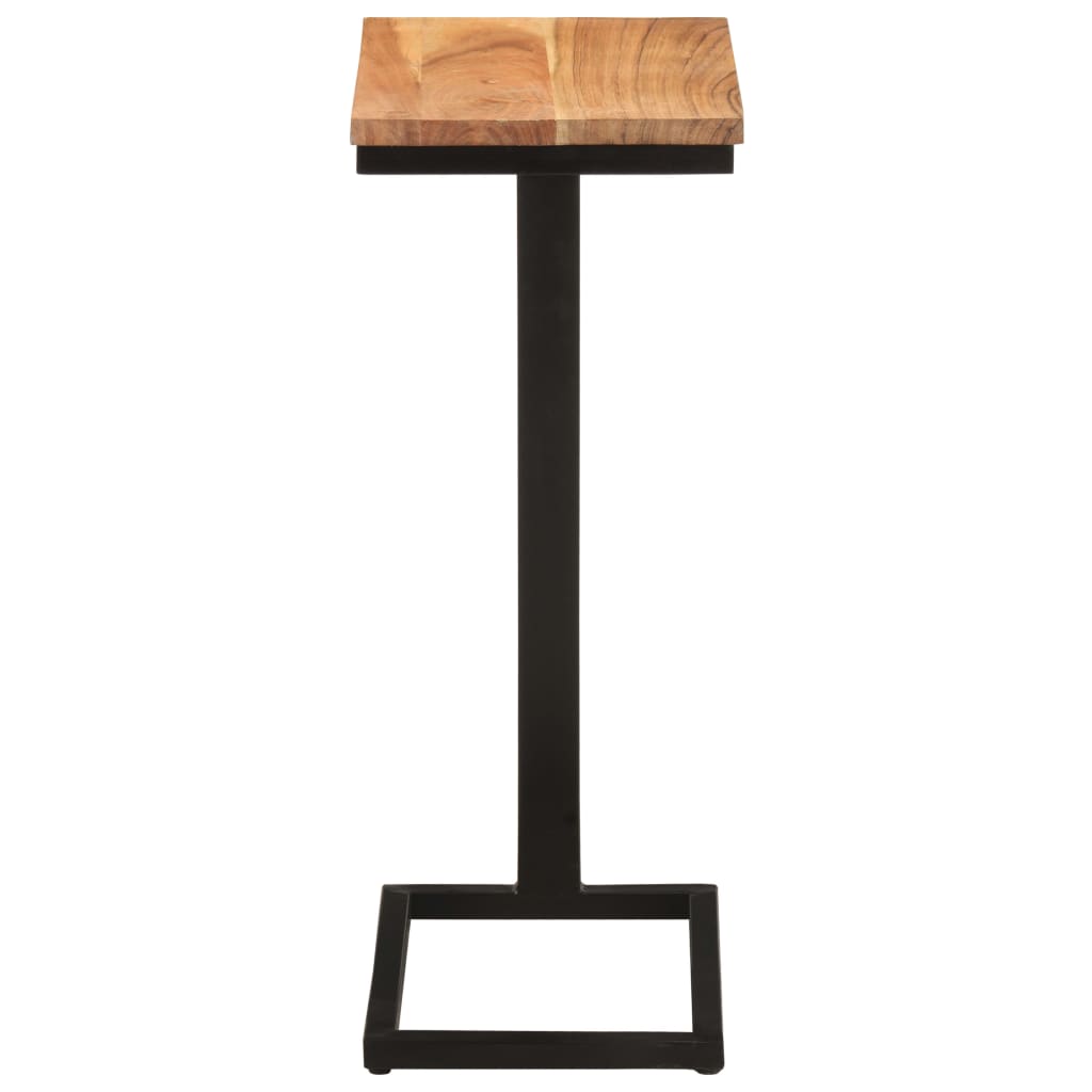 Sidebord 2 stk 31,5x24,5x64,5 cm heltre akasie