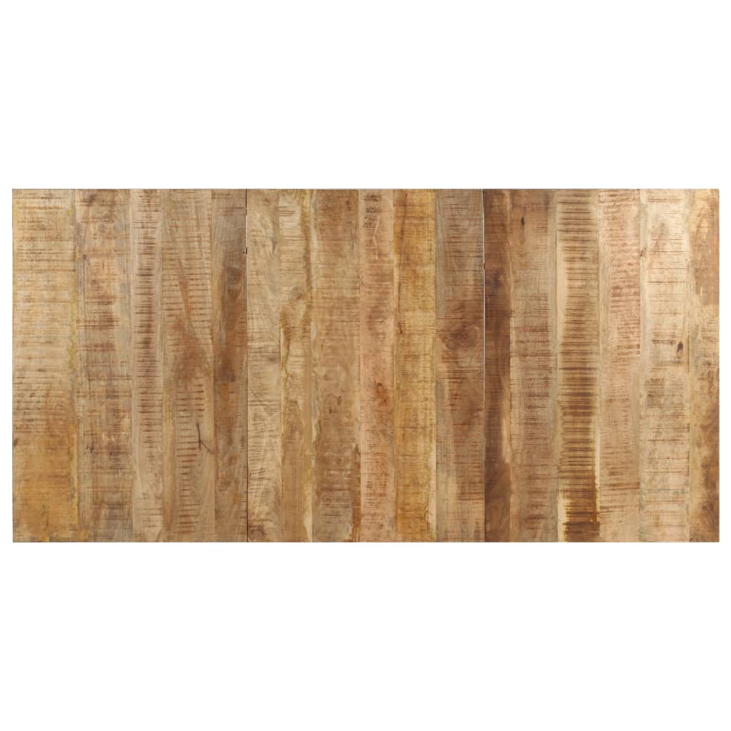 Spisebord 200x100x76 cm grovt mango