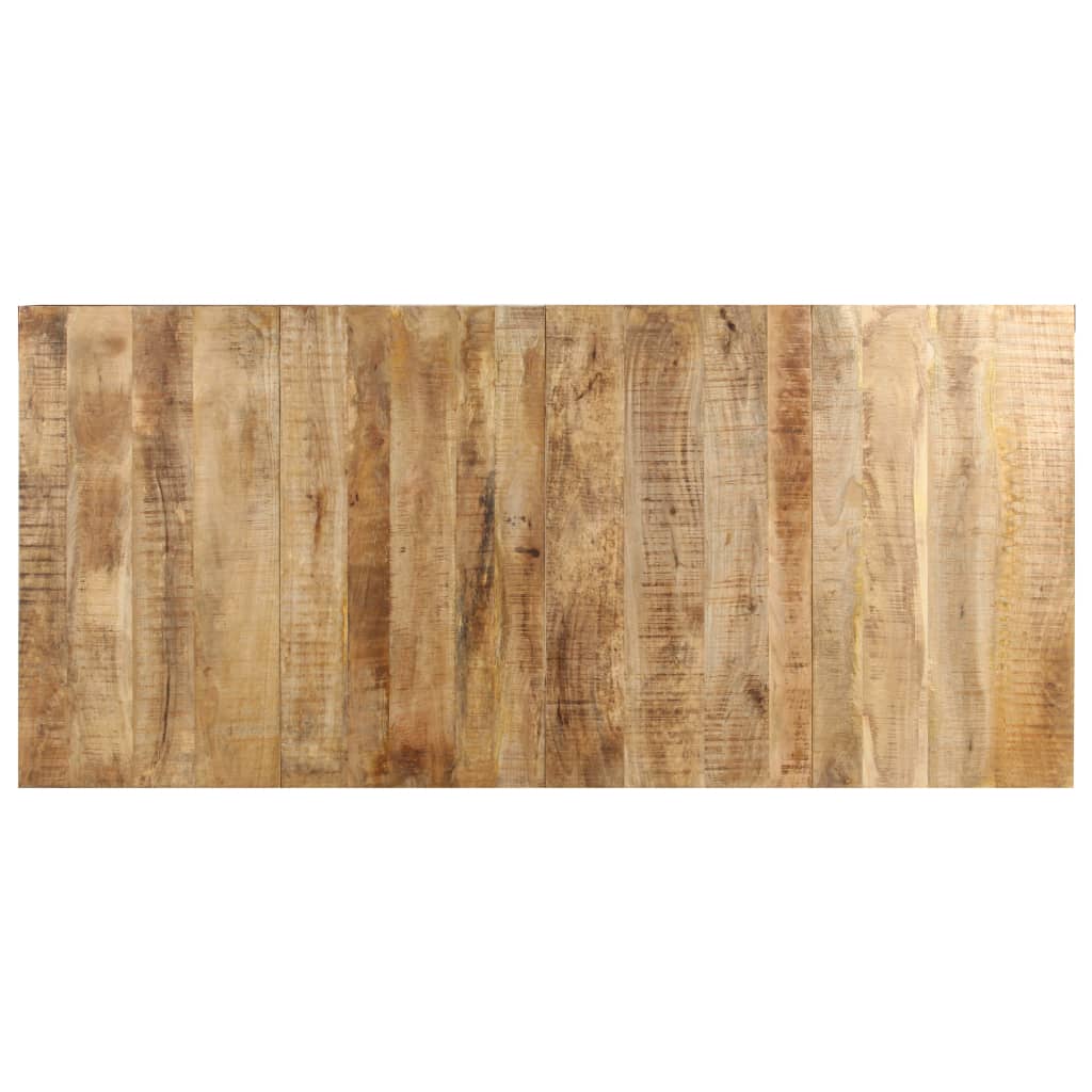 Spisebord 220x100x76 cm grovt mango