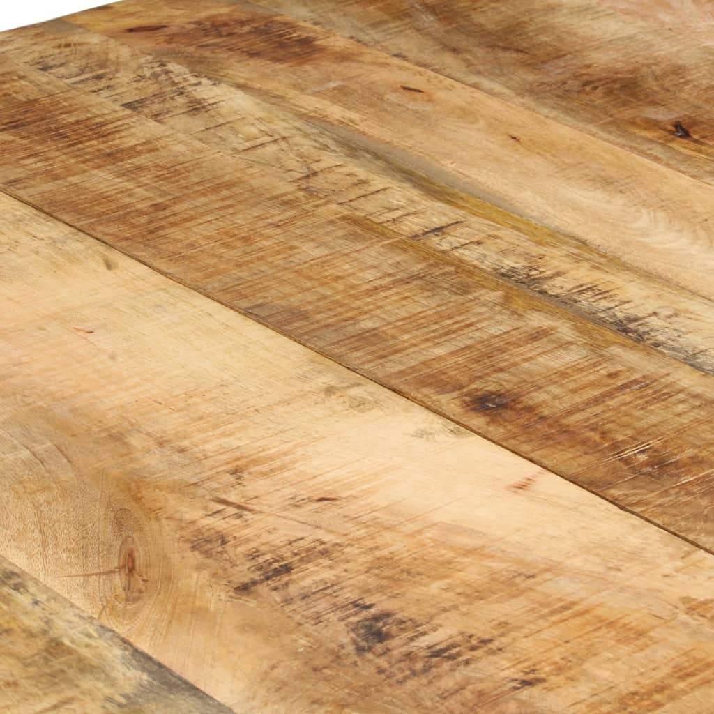 Spisebord 220x100x76 cm grovt mango