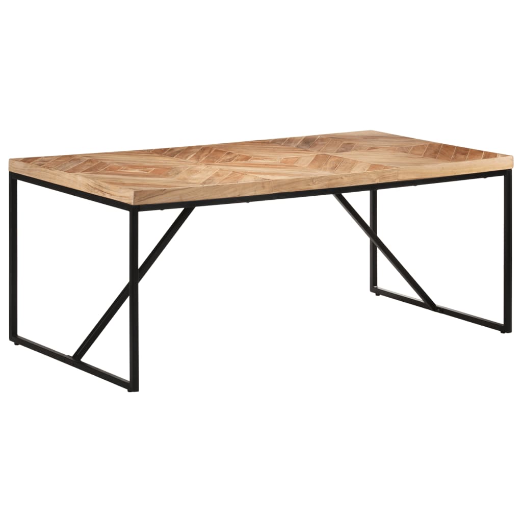 Spisebord 180x90x76 cm heltre akasie og mango