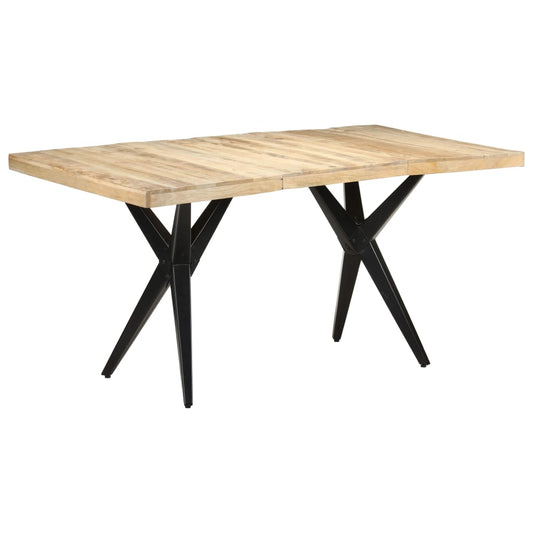 Spisebord 160x80x76 cm grovt mangotre
