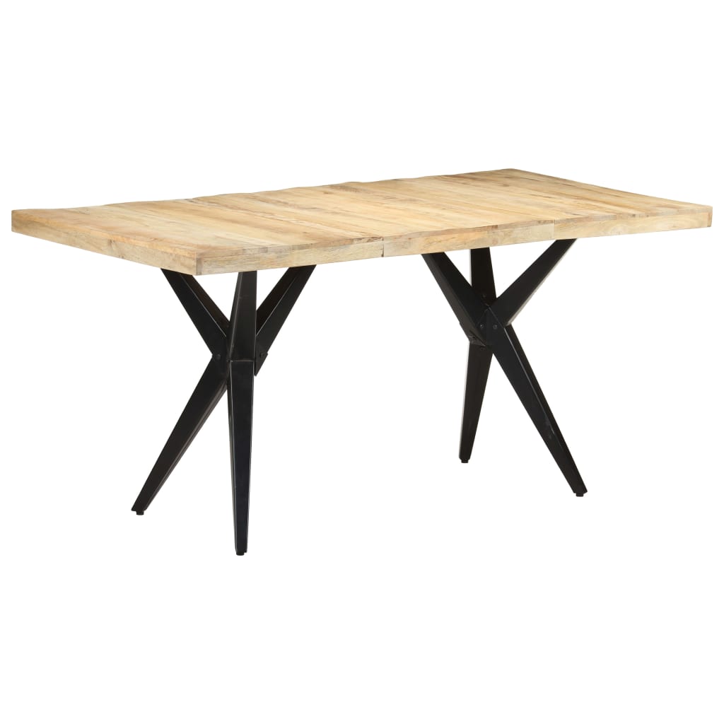 Spisebord 160x80x76 cm grovt mangotre