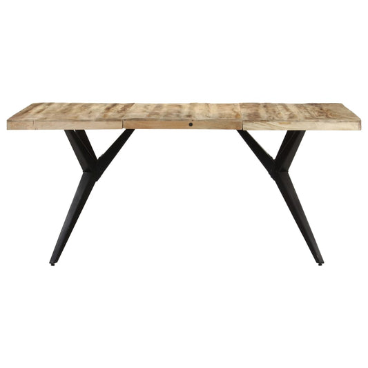Spisebord 160x80x76 cm grovt mangotre