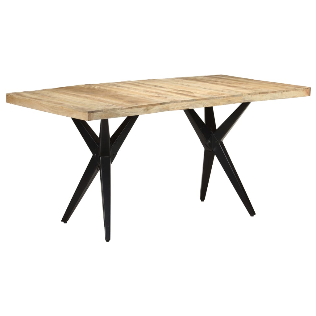 Spisebord 160x80x76 cm grovt mangotre