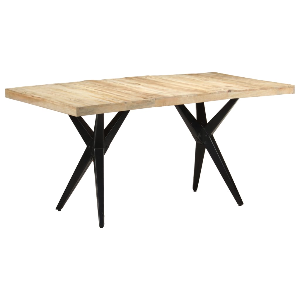 Spisebord 160x80x76 cm grovt mangotre