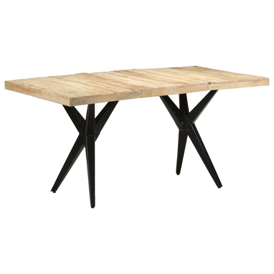 Spisebord 160x80x76 cm grovt mangotre