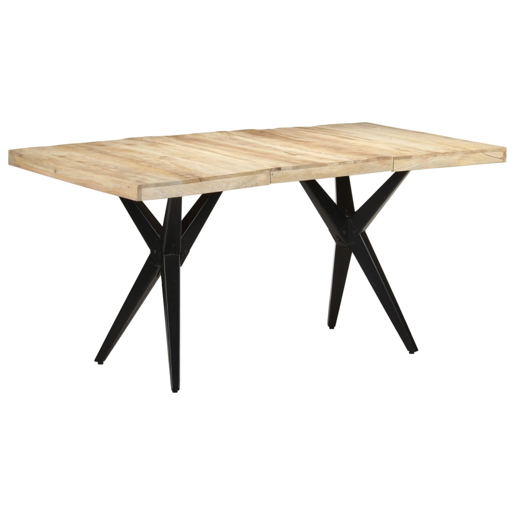 Spisebord 160x80x76 cm grovt mangotre