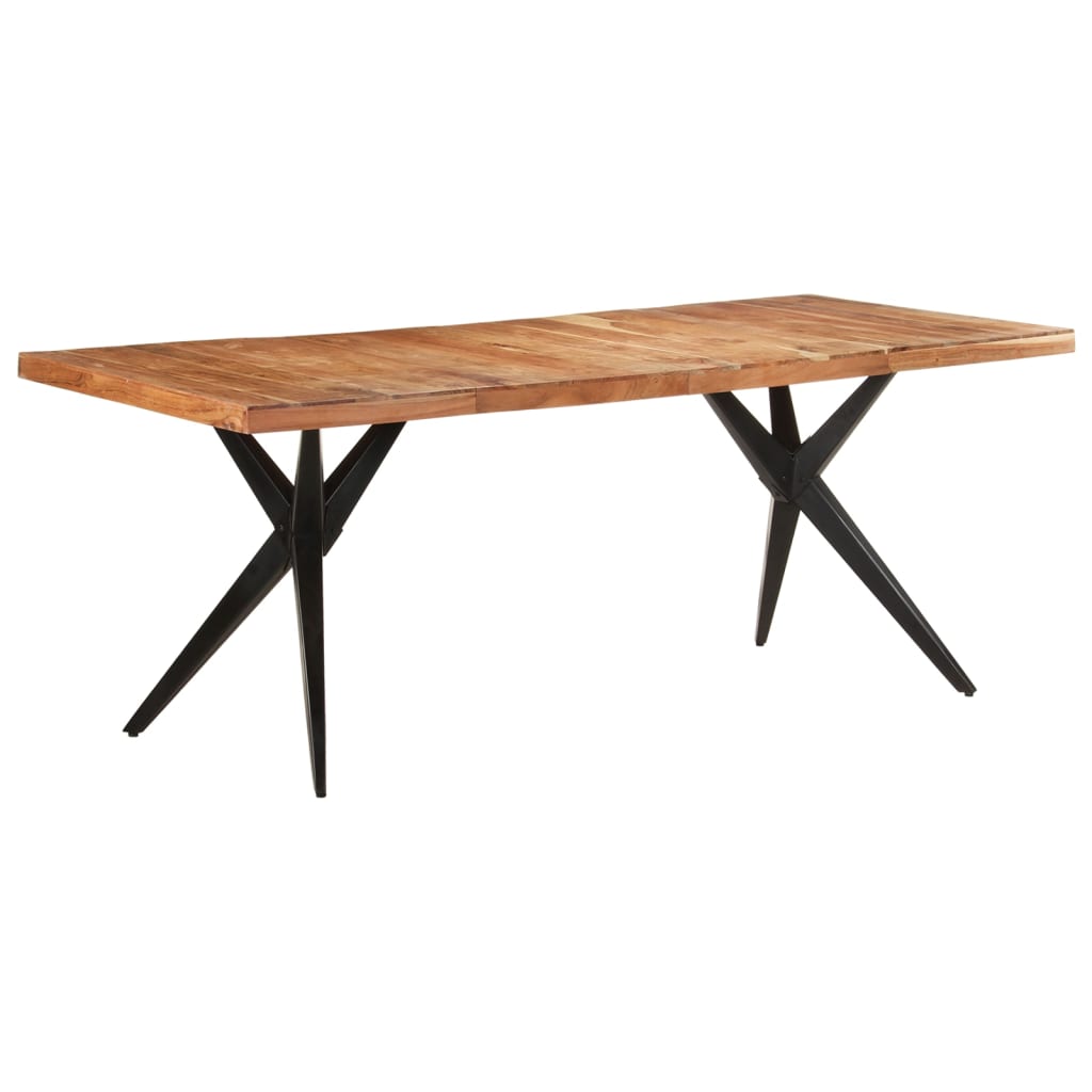 Spisebord 200x90x76 cm heltre akasie