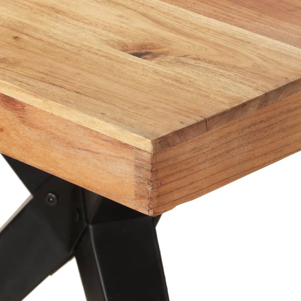Spisebord 200x90x76 cm heltre akasie