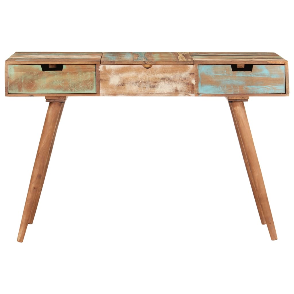 Sminkebord med speil 112x45x76 cm gjenvunnet heltre