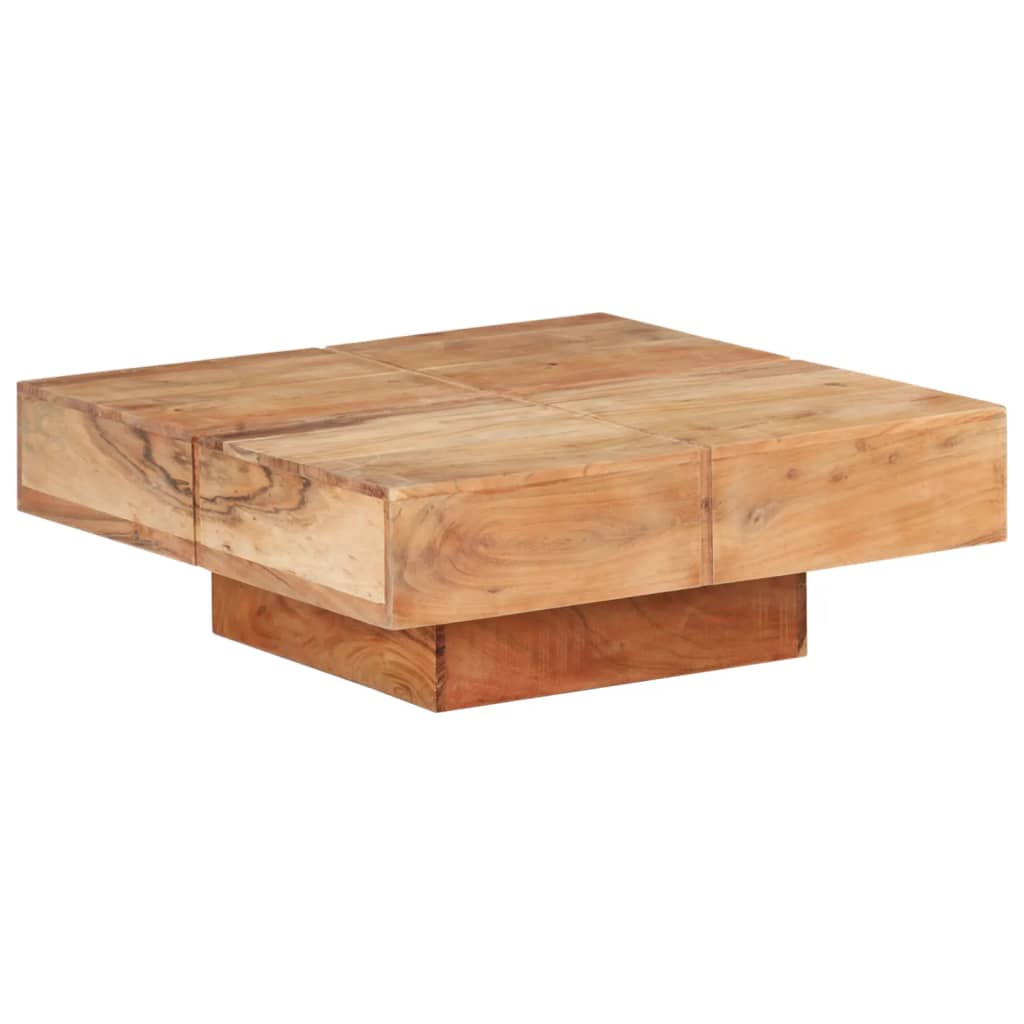 Salongbord 80x80x28 cm heltre akasie