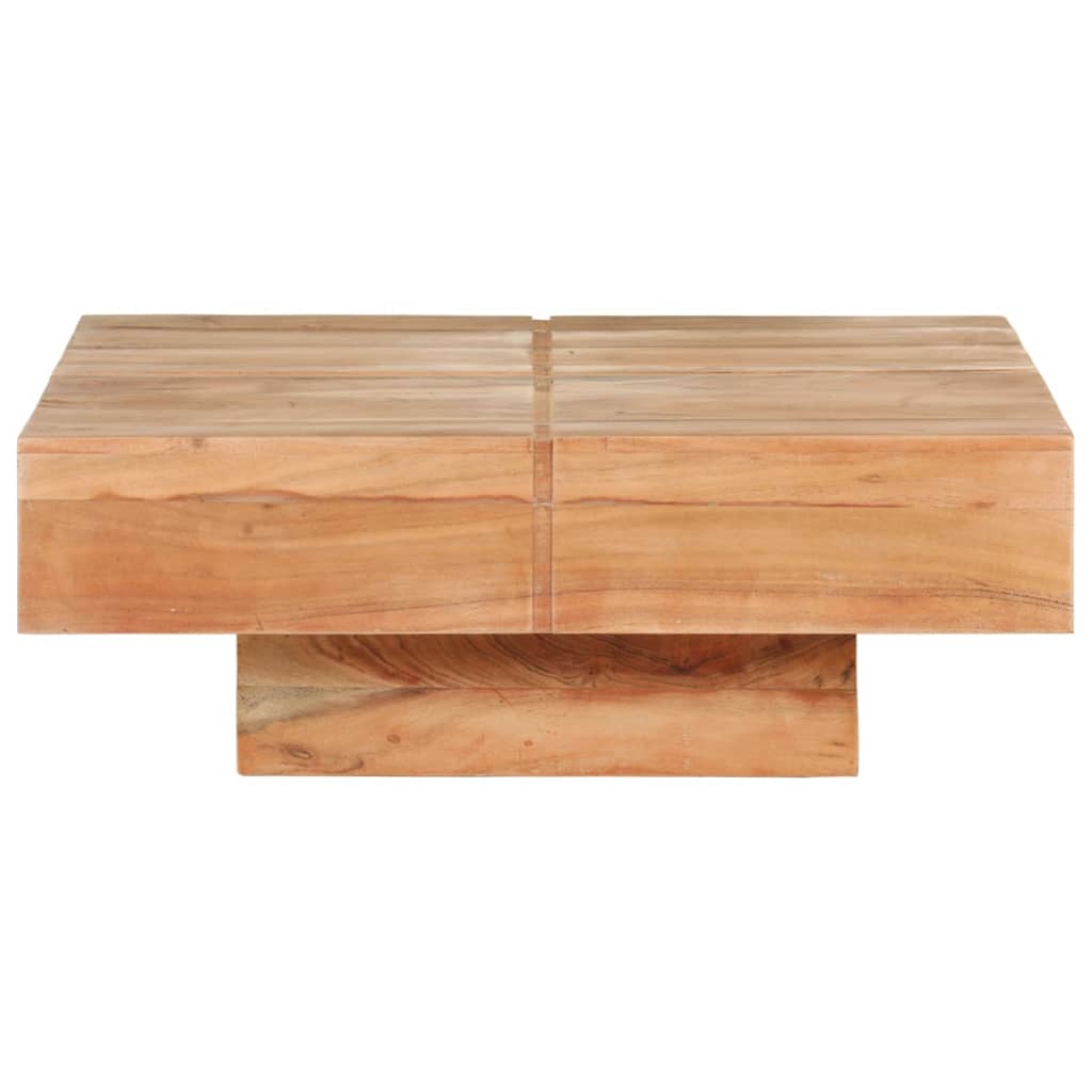 Salongbord 80x80x28 cm heltre akasie